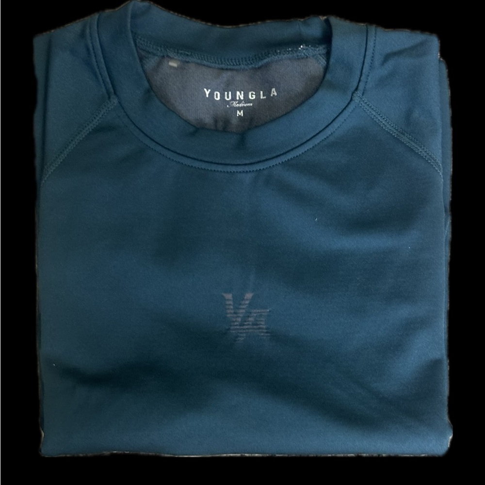YoungLA Deep Teal compression shirt